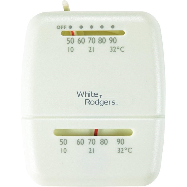 White Rodgers 24V Off-White Mechanical Thermostat M100 - main